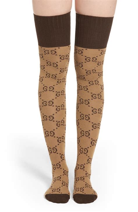 gucci women's socks sale|gucci thigh high socks.